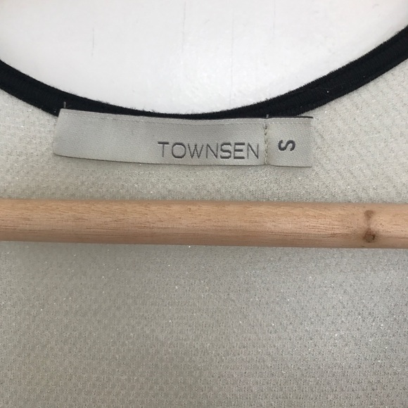 Townson‎ Tank dress Small Black Metallic Maxi Stretch - Picture 8 of 8